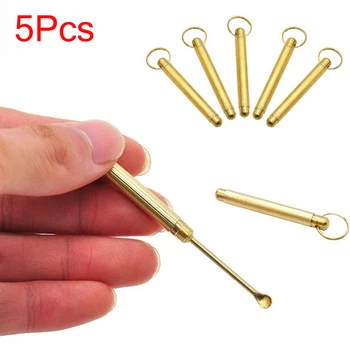 5 pcs Folding type Golden Earwax Cleaner Portable Ear Wax Removal Tools Ear Spoon Attached A Key Ring Smart Ear Wax Removal Tool
5 pcs Folding type Golden Earwax Cleaner Portable Ear Wax Removal Tools Ear Spoon Attached A Key Ring Smart Ear Wax Removal Tool