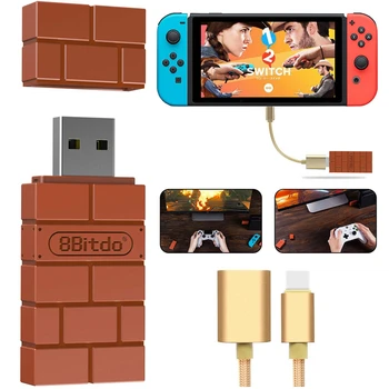8Bitdo Wireless Controller Adapter Converter Compatible with Nintend Switch, Mac OS, Raspberry Pi, and Windows, With OTG Cable
8Bitdo Wireless Controller Adapter Converter Compatible with Nintend Switch, Mac OS, Raspberry Pi, and Windows, With OTG Cable