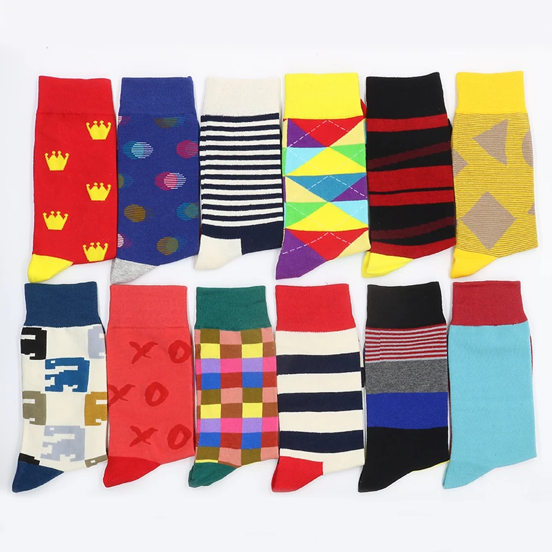 

Men's Cotton happy Socks Set Funny Winter Gifts Christmas Print Women's Sock Warm From The Factory Dropshipping Contact Us
