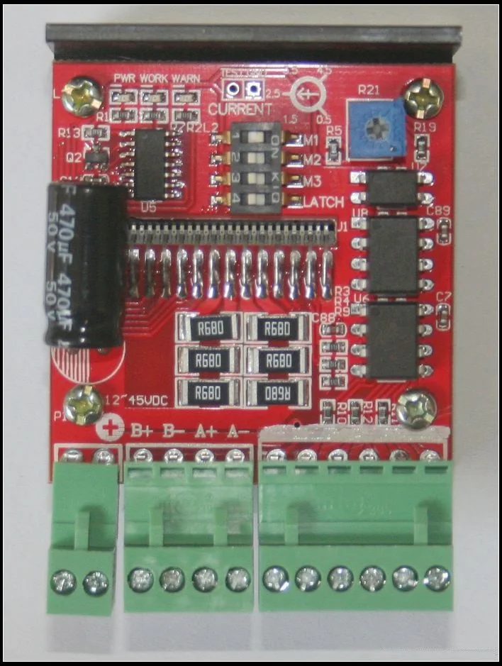 

Tb6600 42 / 57 / 86 two phase stepping motor driver 32 subdivision 4.0a drive board module