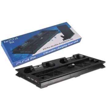 Cooling Fan Vertical Stand Station Charger for PS4 Pro Game Console Controllers
Cooling Fan Vertical Stand Station Charger for PS4 Pro Game Console Controllers