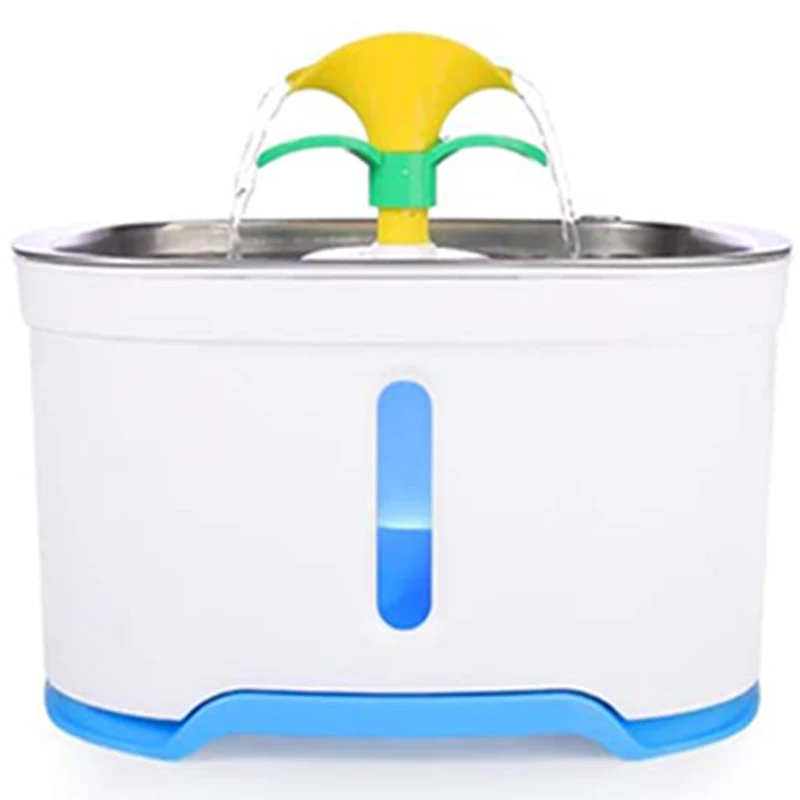 Pet Cat Water Fountain Stainless Steel, LED 2.4L Automatic Pet Fountain Dog Water Dispenser with Replacement Filters &for Cats D
Pet Cat Water Fountain Stainless Steel, LED 2.4L Automatic Pet Fountain Dog Water Dispenser with Replacement Filters &for Cats D