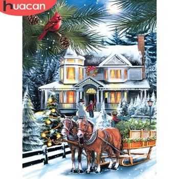 HUACAN Diamond Painting House Landscape Full Square New Arrival 5D DIY Diamond Mosaic Winter Cross Stitch Home Decoration
HUACAN Diamond Painting House Landscape Full Square New Arrival 5D DIY Diamond Mosaic Winter Cross Stitch Home Decoration