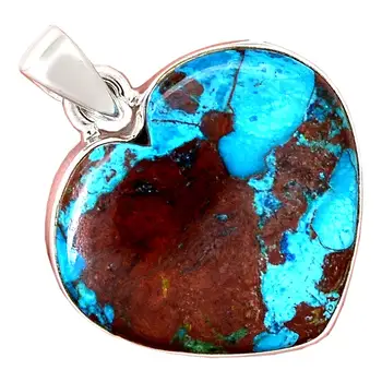 Genuine SHATTUCHITE Pendant 925 Sterling Silver, 33.6 mm, AP6388 
Genuine SHATTUCHITE Pendant 925 Sterling Silver, 33.6 mm, AP6388