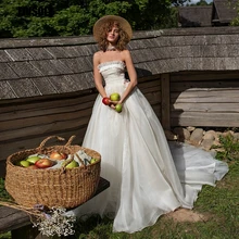 Fivsole Boat Neck Tassel Waist Handmade Flowers Wedding Dresses Pearls Line Plus Size Custom Made Wedding Gown Vestido De Noiva
Fivsole Boat Neck Tassel Waist Handmade Flowers Wedding Dresses Pearls Line Plus Size Custom Made Wedding Gown Vestido De Noiva