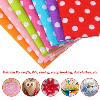 7Pcs/Lot DIY Floral Print Fabric Cotton Star Wave Point Printed Patchwork Bundle Sewing Fat Scrapbooking Spotted Pattern
7Pcs/Lot DIY Floral Print Fabric Cotton Star Wave Point Printed Patchwork Bundle Sewing Fat Scrapbooking Spotted Pattern