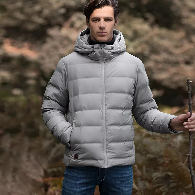 Graphene Heated Down Jacket Ultralight Velvet Plug In Keep Heating For Men Winter Temperature Control Cotton Padded Jacket
Graphene Heated Down Jacket Ultralight Velvet Plug In Keep Heating For Men Winter Temperature Control Cotton Padded Jacket