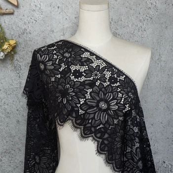 High-quality eyelash lace fabrics clothing accessories handmade Eyelash lace trim sewing underwear fabrics 
High-quality eyelash lace fabrics clothing accessories handmade Eyelash lace trim sewing underwear fabrics