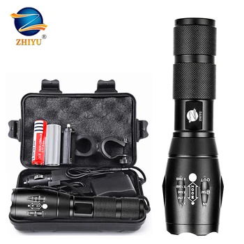 ZHIYU LED Tactical Flashlight S1000 - High Lumen,5 Modes,Zoomable, Water Resistant, Handheld Light - Best Camping/Outdoor/Hiking
ZHIYU LED Tactical Flashlight S1000 - High Lumen,5 Modes,Zoomable, Water Resistant, Handheld Light - Best Camping/Outdoor/Hiking