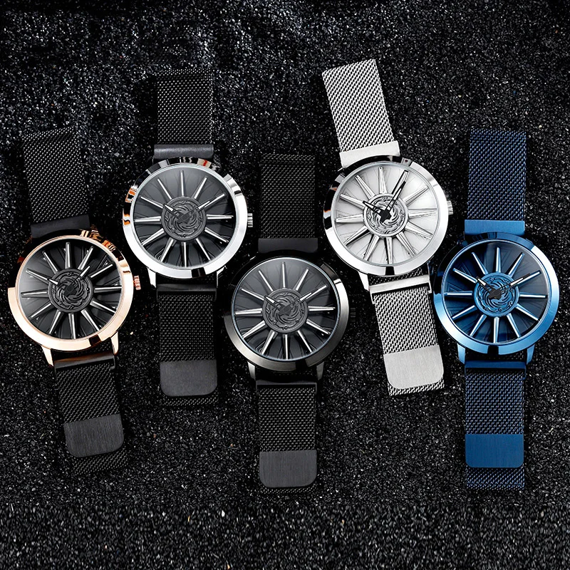 TurnFinger Men's Quartz Watch Waterproof Trend Personality Milan Mesh Belt Concept Time Student Sports Business Simple Fashion
TurnFinger Men's Quartz Watch Waterproof Trend Personality Milan Mesh Belt Concept Time Student Sports Business Simple Fashion