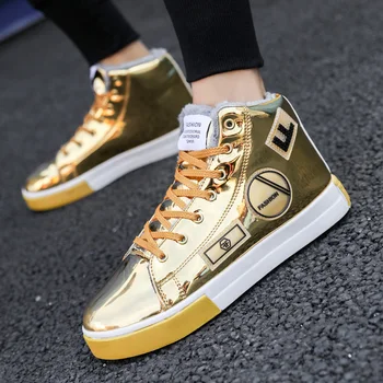 Brand Quality Men Plush Warm Casual Shoes High Top Flats Sneaker 2019 Winter New Leather Shoes Male Non-slip Walking Zapatillas
Brand Quality Men Plush Warm Casual Shoes High Top Flats Sneaker 2019 Winter New Leather Shoes Male Non-slip Walking Zapatillas