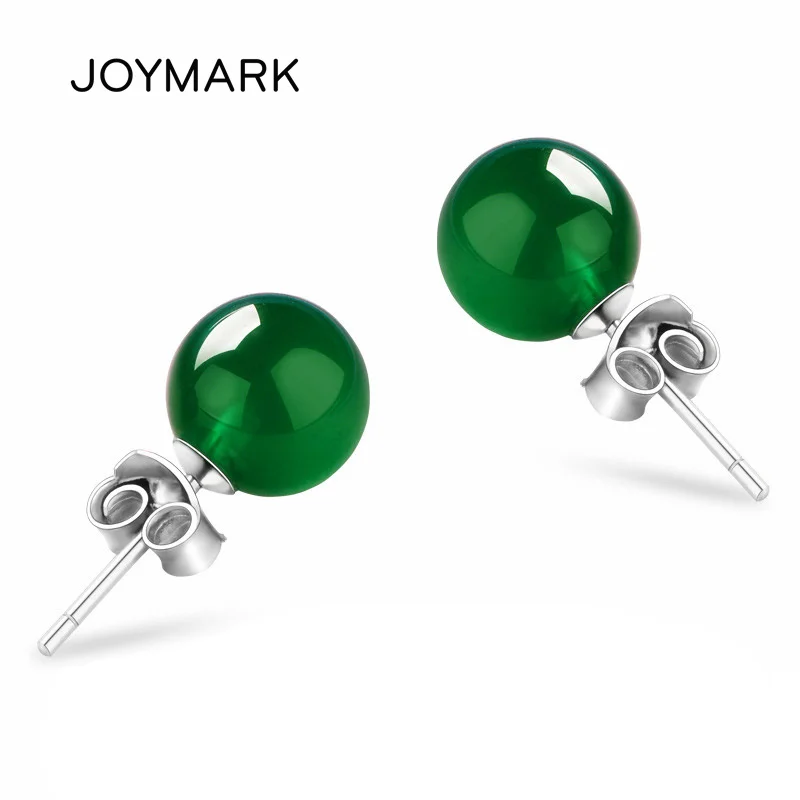 6mm 8mm Round Natural Green Agate Stud Earrings 925 Sterling Silver Stud Earrings DJE207
6mm 8mm Round Natural Green Agate Stud Earrings 925 Sterling Silver Stud Earrings DJE207
