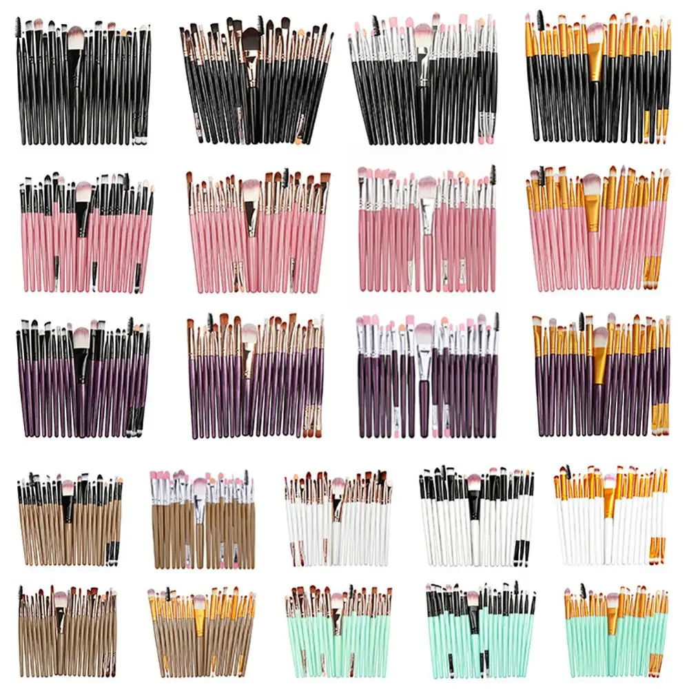 20Pcs Beauty Makeup Brushes Set Eye Shadow Eyeliner Eyelash Lip Make Up Brush Cosmetic Foundation Powder BlushBeauty Tool Kit
20Pcs Beauty Makeup Brushes Set Eye Shadow Eyeliner Eyelash Lip Make Up Brush Cosmetic Foundation Powder BlushBeauty Tool Kit