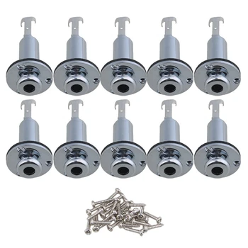 Mono Chrome Color Acoustic Electric Guitar Endpin 1/4 Plug Jack 
Mono Chrome Color Acoustic Electric Guitar Endpin 1/4 Plug Jack