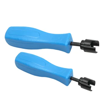 2pcs Brake Spring Compressor Tool for Remove and Install Stubborn Hold-Down Springs of Drum Brakes Aluminium
2pcs Brake Spring Compressor Tool for Remove and Install Stubborn Hold-Down Springs of Drum Brakes Aluminium