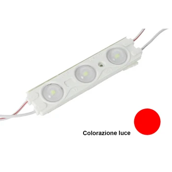 LEDLUX ML0303R brick module LED 3 SMD 2835 red color 12V IP67 with lens magnification 160 degree SKU-5126
LEDLUX ML0303R brick module LED 3 SMD 2835 red color 12V IP67 with lens magnification 160 degree SKU-5126