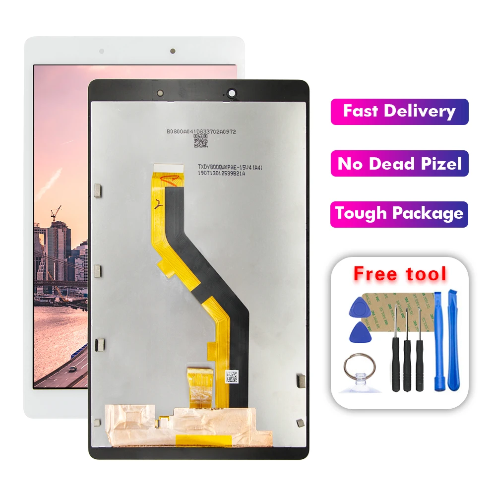 ЖК дисплей с дигитайзером для Samsung Galaxy Tab A 8 0 2019 T290 T295 сенсорная панель в сборе +