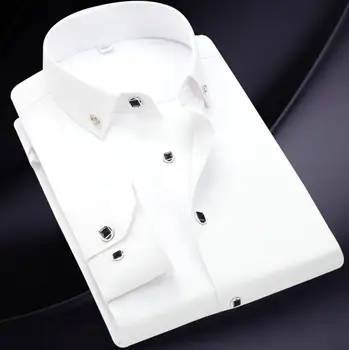 Slim-fit men's long-sleeved shirts young and middle-aged business casual solid color men's shirts AM968-1-25
Slim-fit men's long-sleeved shirts young and middle-aged business casual solid color men's shirts AM968-1-25