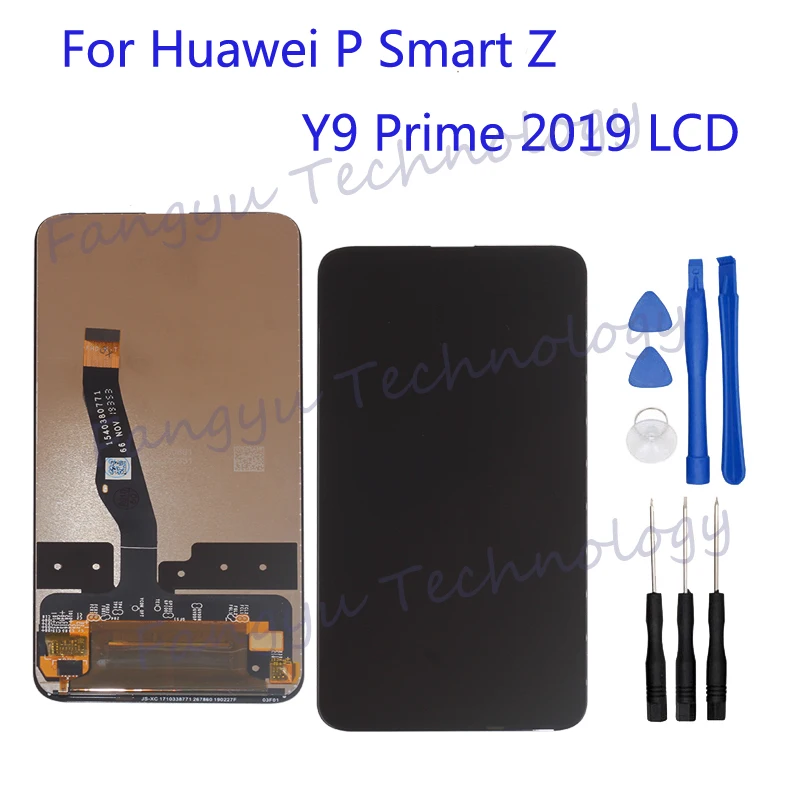 6.59"original For Huawei P Smart Z LCD Touch Screen Digitizer Assembly For huawei Y9 Prime 2019 LCD Glass screen Component +tool
6.59"original For Huawei P Smart Z LCD Touch Screen Digitizer Assembly For huawei Y9 Prime 2019 LCD Glass screen Component +tool