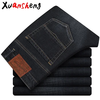 XuanSheng straight men's jeans 2019 stretch classic fashion wild blue black streetwear clothing comfortable long pants jeans
XuanSheng straight men's jeans 2019 stretch classic fashion wild blue black streetwear clothing comfortable long pants jeans