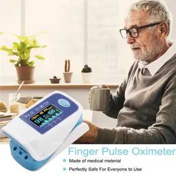 

Digital Finger Oximeter OLED pulse Oximeter Display Heart Rate monitoring Refers Pulse Oxygen Pulse Blood Oxygen Saturation