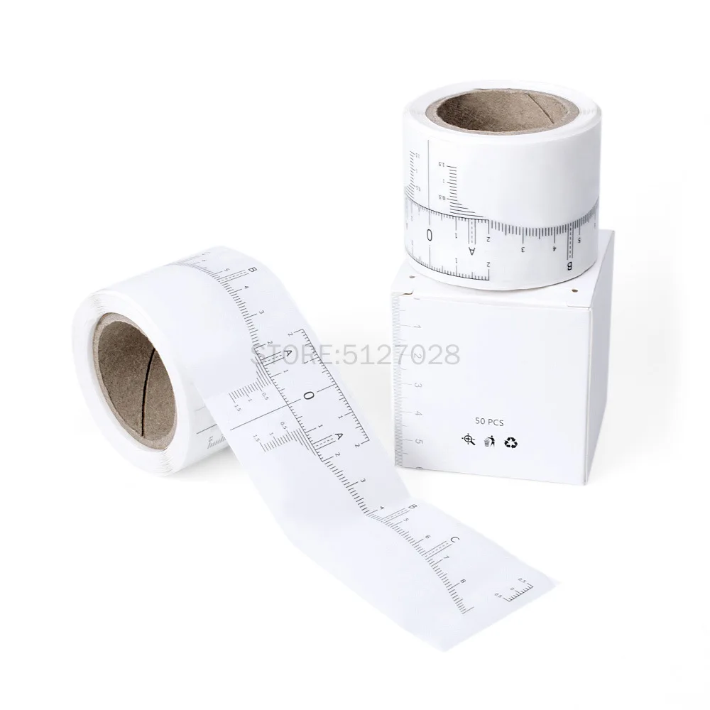 50Pcs/Set Tattoo Eyebrow Measuring Scale Tape Disposable Auxiliary Tool Ruler Stickers for Beginners
50Pcs/Set Tattoo Eyebrow Measuring Scale Tape Disposable Auxiliary Tool Ruler Stickers for Beginners