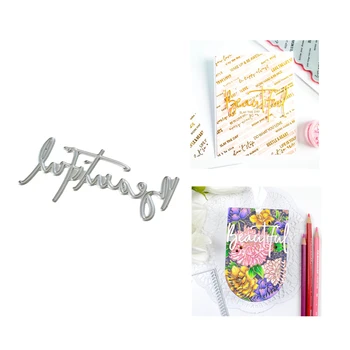 New 2020 Arrival Layering Metal Cutting Dies and Scrapbooking For Paper Making Beautiful Words Card Frame Embossing Craft Set
New 2020 Arrival Layering Metal Cutting Dies and Scrapbooking For Paper Making Beautiful Words Card Frame Embossing Craft Set