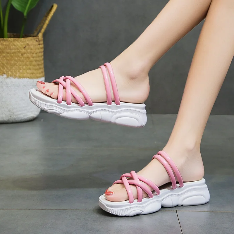2019 Summer New Style Roman Style Flat Korean-style Versatile Sandals Women's Double Purpose Platform Thick Bottomed Sandals
2019 Summer New Style Roman Style Flat Korean-style Versatile Sandals Women's Double Purpose Platform Thick Bottomed Sandals
