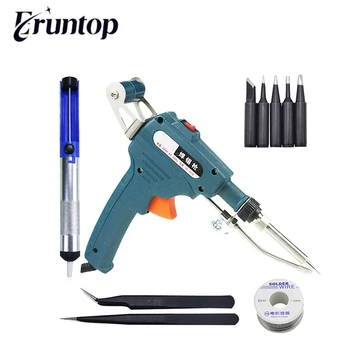 1Set 60W Hand-held Internal Heating Soldering Iron Automatically Send Tin Gun Soldering Welding Repair Tool
1Set 60W Hand-held Internal Heating Soldering Iron Automatically Send Tin Gun Soldering Welding Repair Tool