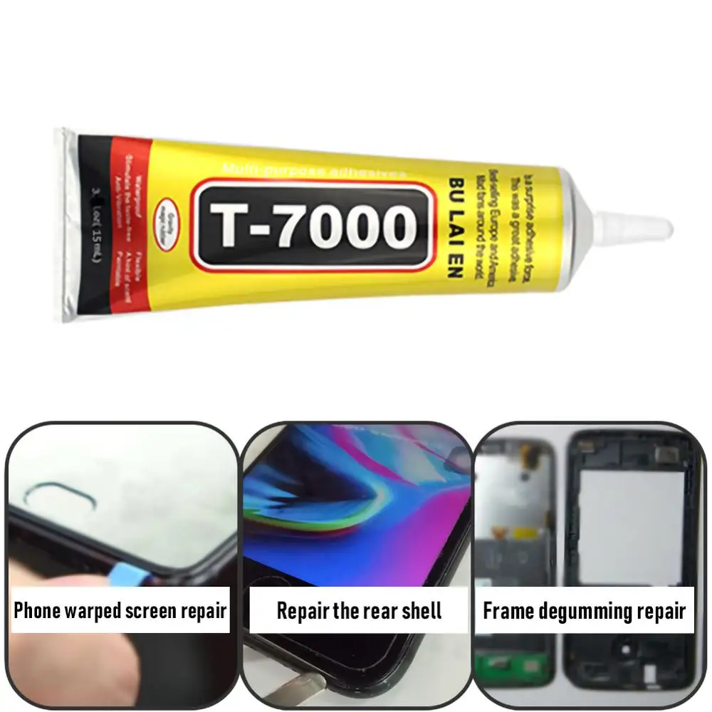 PHONE 15ml T7000 Glue Super Adhesive Cell Phone Touch Screen Repair Frame Sealant for Cell Repaired Auper Glue Phone Accessories
PHONE 15ml T7000 Glue Super Adhesive Cell Phone Touch Screen Repair Frame Sealant for Cell Repaired Auper Glue Phone Accessories