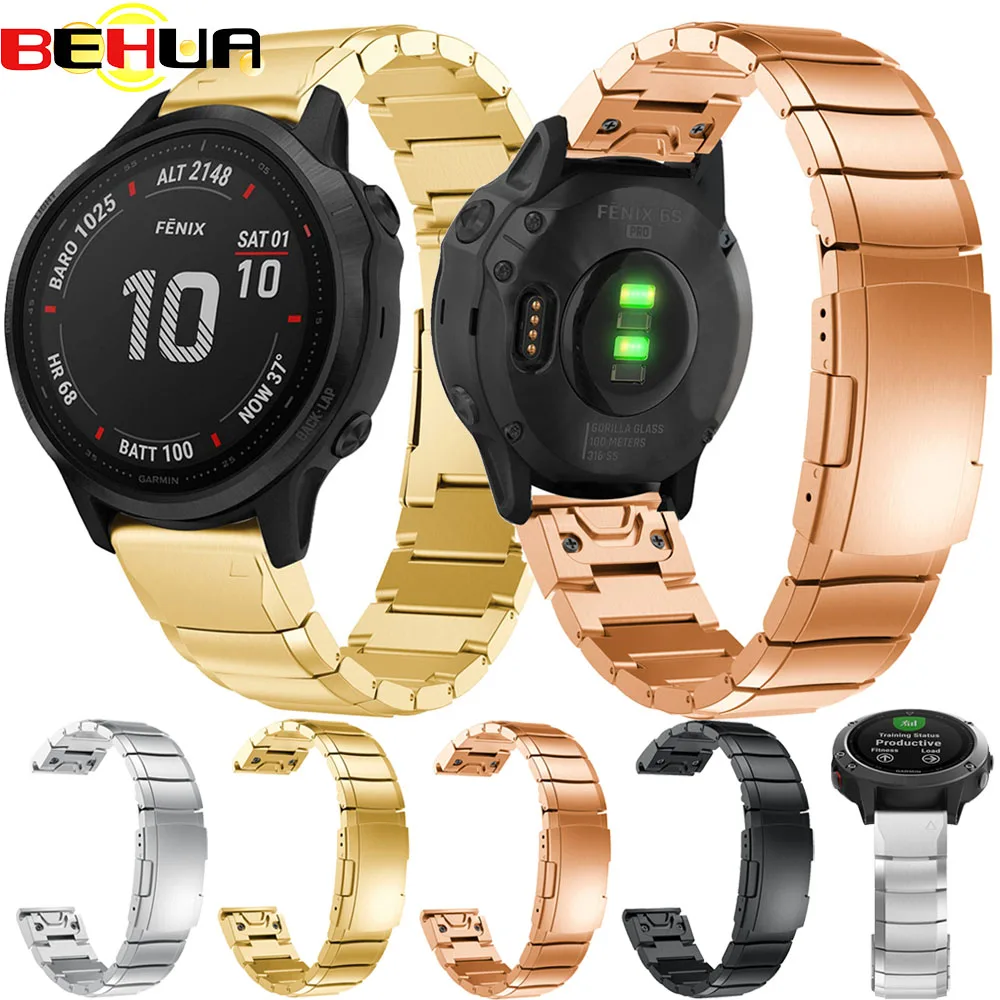 Metal Stainless Steel Wristband 20mm Quick Fit Watch Band Strap for Garmin Fenix 5S/5S 6S/6S Pro Plus Replacement Bracelet Strap
Metal Stainless Steel Wristband 20mm Quick Fit Watch Band Strap for Garmin Fenix 5S/5S 6S/6S Pro Plus Replacement Bracelet Strap