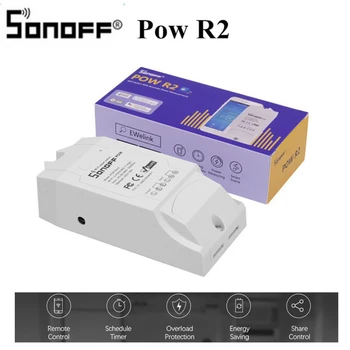 Sonoff Pow R2 Remote Control Light Switch WiFi Smart Power Monitor Overload Protection Voice Control Schedule Timer
Sonoff Pow R2 Remote Control Light Switch WiFi Smart Power Monitor Overload Protection Voice Control Schedule Timer