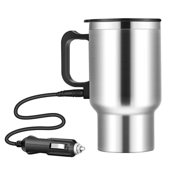 Stainless Steel Cup Kettle Travel Coffee Mug Portable Electric Car Water Keep Warmer Kettle 12V 500ML with Cigar Lighter Cable
Stainless Steel Cup Kettle Travel Coffee Mug Portable Electric Car Water Keep Warmer Kettle 12V 500ML with Cigar Lighter Cable