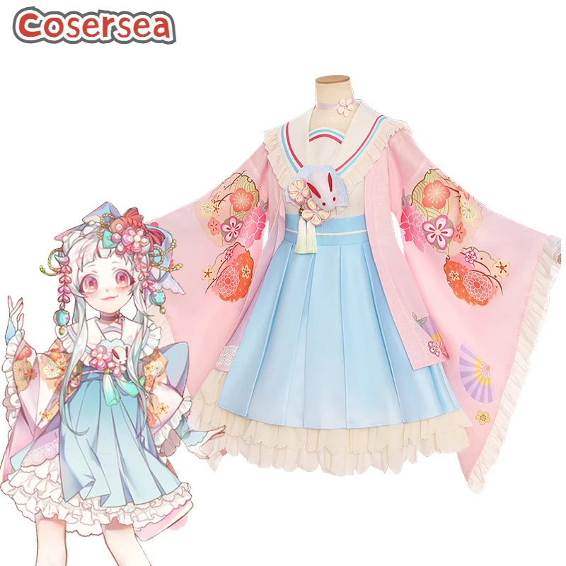 Cosersea Toilet-Bound Hanako-kun Yashiro Nene Cosplay Costume Women Pink Kimono Outfits Halloween Uniforms
Cosersea Toilet-Bound Hanako-kun Yashiro Nene Cosplay Costume Women Pink Kimono Outfits Halloween Uniforms
