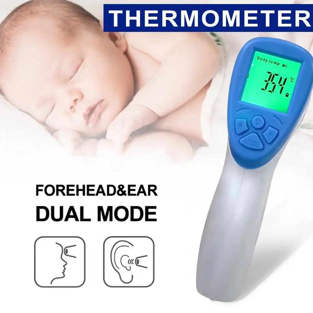Forehead Ear Thermometer Digital Body Infrared Thermometer Baby Thermometer Temperature Measuring Tool For Kids Adults
Forehead Ear Thermometer Digital Body Infrared Thermometer Baby Thermometer Temperature Measuring Tool For Kids Adults