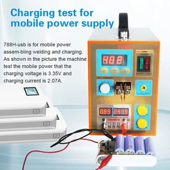 Pulse Spot Welding Machine Spot Welder LED Light Lithium Battery Test USB Charging for 18650 Battery Pack Weld 788H EU/US/UK/AU
Pulse Spot Welding Machine Spot Welder LED Light Lithium Battery Test USB Charging for 18650 Battery Pack Weld 788H EU/US/UK/AU