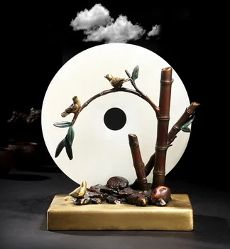 UNIQUE # TOP 2020 HOME BUSINESS BEST DECORATION 3D PING AN BAMBOO BIRD ART AUSPICIOUS BRONZE JADE STATUE SCULPTURE # 23 CM LARGE
UNIQUE # TOP 2020 HOME BUSINESS BEST DECORATION 3D PING AN BAMBOO BIRD ART AUSPICIOUS BRONZE JADE STATUE SCULPTURE # 23 CM LARGE