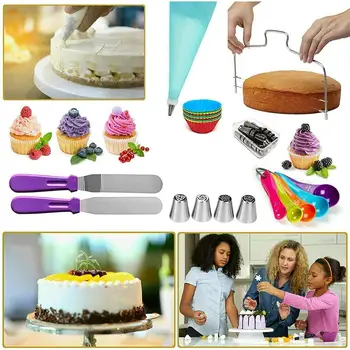 137 Pcs/set Cake Biscuit Chocolate Make Baking Supplies Set Bakeware Tool SetsKitchen Mould V3Z2 
137 Pcs/set Cake Biscuit Chocolate Make Baking Supplies Set Bakeware Tool SetsKitchen Mould V3Z2