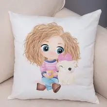 Cute Girl and Cat print Pillow Cover Anime Decorative Pillows Pillowcase Case Mocha Cushion Cover cartoon Home Textile Pillow
Cute Girl and Cat print Pillow Cover Anime Decorative Pillows Pillowcase Case Mocha Cushion Cover cartoon Home Textile Pillow