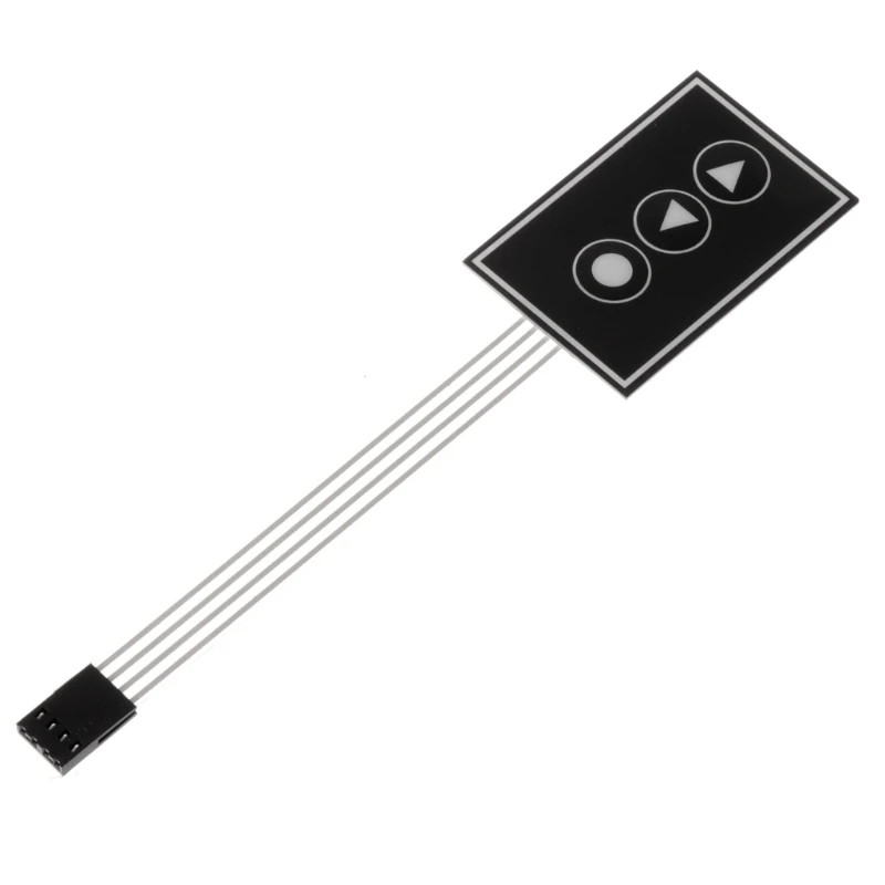 1x3 Matrix Array 3Key Membrane Switch Keypad Keyboard 1*3Key 36*55mm DIY for Arduino
1x3 Matrix Array 3Key Membrane Switch Keypad Keyboard 1*3Key 36*55mm DIY for Arduino