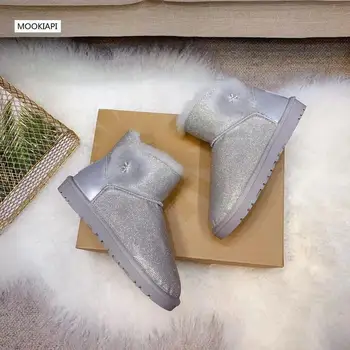 2019 Europe's highest quality snow boots, real sheepskin, 100% natural wool, the latest women's shoes with diamonds, 2 colors
2019 Europe's highest quality snow boots, real sheepskin, 100% natural wool, the latest women's shoes with diamonds, 2 colors