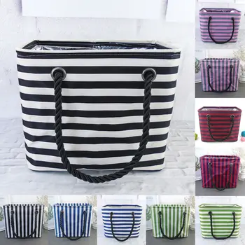 Women Nylon Waterproof Cosmetic Bag Multifunction Tote Ladies Toiletry Bag Unisex Stripe Makeup Wash Pouch Travel Portable Pack
Women Nylon Waterproof Cosmetic Bag Multifunction Tote Ladies Toiletry Bag Unisex Stripe Makeup Wash Pouch Travel Portable Pack