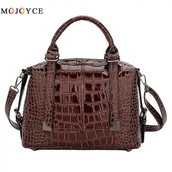 Fashion Crocodile Leather Messenger Bags Women Vintage Totes Solid Color Ladies Classic Shoulder Handbag
Fashion Crocodile Leather Messenger Bags Women Vintage Totes Solid Color Ladies Classic Shoulder Handbag