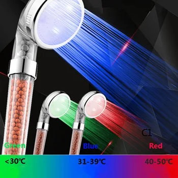 Shower Bath Head Adjustable Colorful High Pressure Stone Stream Handheld Shower Head With Negative Ion Activated Ceramic Balls
Shower Bath Head Adjustable Colorful High Pressure Stone Stream Handheld Shower Head With Negative Ion Activated Ceramic Balls