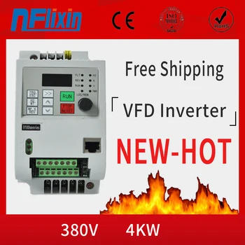 380V 4KW Three Phase input and 3 Phase Output Frequency Converter / Adjustable Speed Drive / Frequency Inverter / VFD
380V 4KW Three Phase input and 3 Phase Output Frequency Converter / Adjustable Speed Drive / Frequency Inverter / VFD