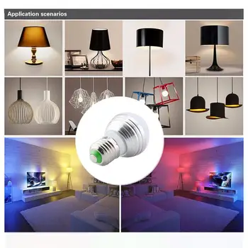 85-265V E27 E14 RGB LED Bulb 16 Color Magic LED Night Light Lamp Dimmable Stage Light 24key Remote Control Holiday
85-265V E27 E14 RGB LED Bulb 16 Color Magic LED Night Light Lamp Dimmable Stage Light 24key Remote Control Holiday