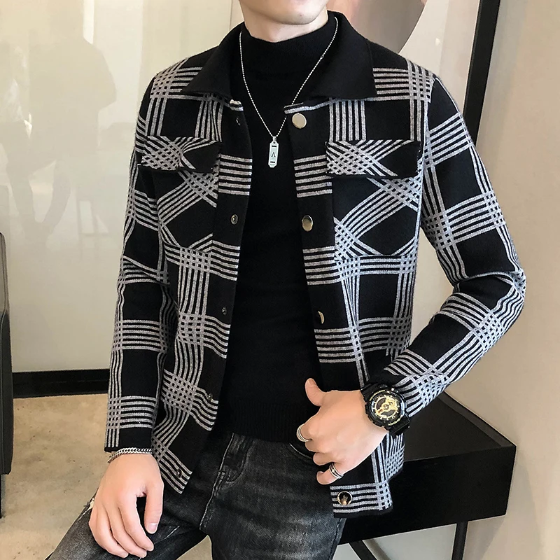Autumn Fashion Knit Striped Cardigan Jacket Men Korean Sweaters Coat Men Clothing Designer Letter Cardigan Men Sweter Hombre 3XL
Autumn Fashion Knit Striped Cardigan Jacket Men Korean Sweaters Coat Men Clothing Designer Letter Cardigan Men Sweter Hombre 3XL