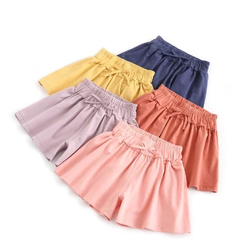 Children's Cotton Girls Shorts Summer Clothing Solid Color Girls Beach Shorts Bows Children's Shorts Fashion Girls' Wear1-8year 
Children's Cotton Girls Shorts Summer Clothing Solid Color Girls Beach Shorts Bows Children's Shorts Fashion Girls' Wear1-8year