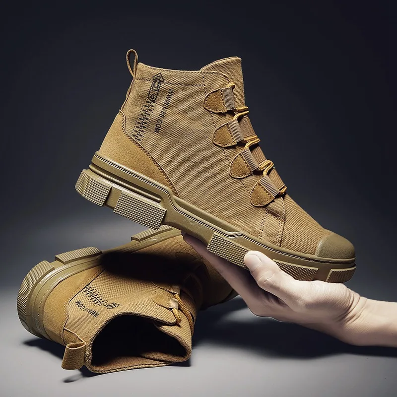 Martin Boots Men's Hight-top MEN'S Shoes Autumn 2019 New Style Students Breathable Workwear Casual Shoes Subnet Red Boots Extra
Martin Boots Men's Hight-top MEN'S Shoes Autumn 2019 New Style Students Breathable Workwear Casual Shoes Subnet Red Boots Extra