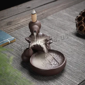 Fu Qi Backflow Incense Burner Purple Clay Porcelain Crafts Smoke Waterfall Incense Sticks Holder Creative Coffee Home Decor
Fu Qi Backflow Incense Burner Purple Clay Porcelain Crafts Smoke Waterfall Incense Sticks Holder Creative Coffee Home Decor